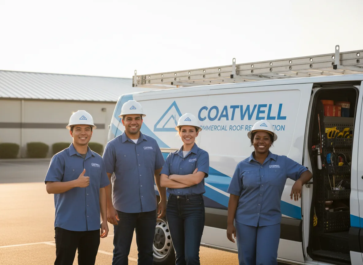 Commercial roof coating company in Tremont, IL